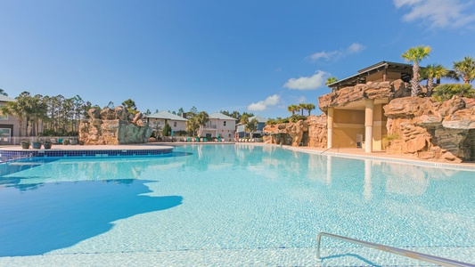 The amazing Cypress Breeze Pool is right out your back door!