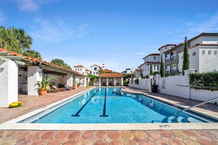 Neighborhood pool, just a couple doors down!