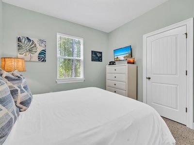 The queen bedroom, with full bath just a few steps away!