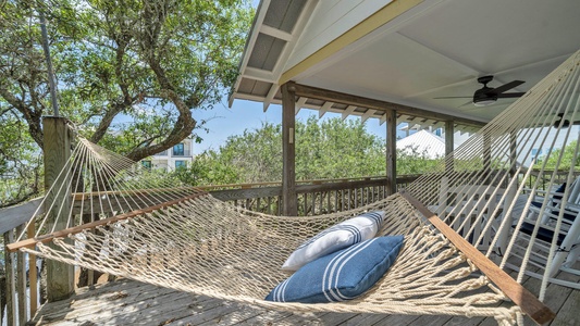 Nap the day away, under swaying oak trees in the breeze!