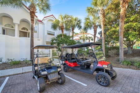 6-Person AND 4-Person Golf Carts are INCLUDED!