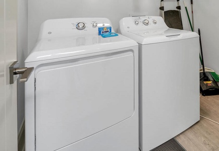 A convenient full-size washer-dryer for your use!