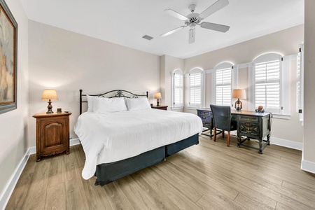 The master king suite with huge private bathroom!