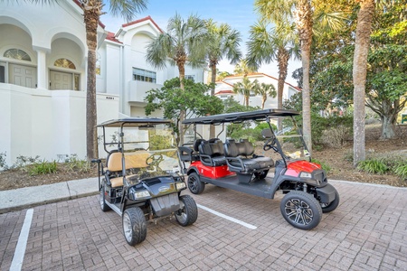 6-Person AND 4-Person Golf Carts are INCLUDED!