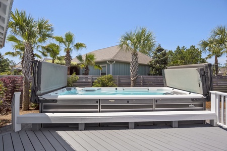 The plunge pool will delight family members of all ages!