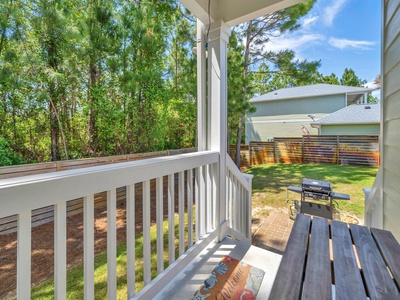 The back porch and grilling patio!