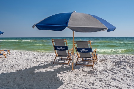 Enjoy a beach setup, included just for you!