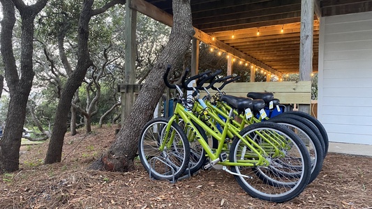 4 Beach Cruiser Bikes Included!