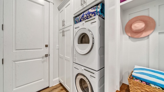 A washer and dryer for added convenience!
