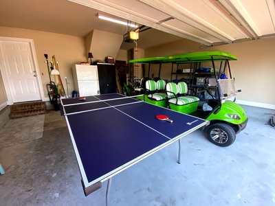 Extra refrigerator in garage!