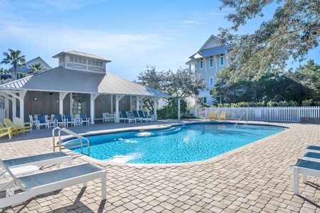 The pool is just steps away!