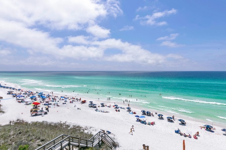 Your private beach access and private beach!