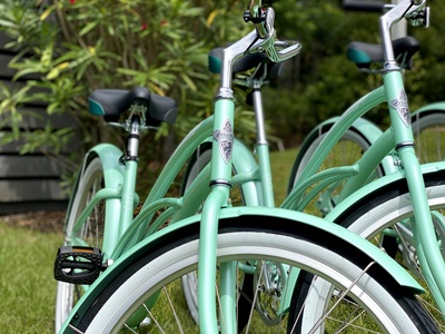 Four Beach Cruiser Bikes are INCLUDED!