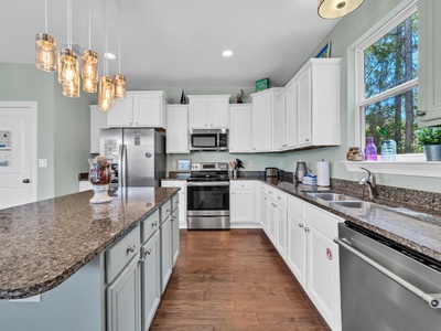 The chef of the family will love the plentiful counter space!