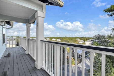Step onto your private balcony and breathe in the fresh air as you take in peaceful treetop views stretching to the horizon.