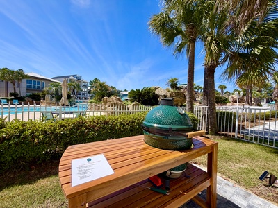 Big Green Egg Included! (must be familiar with proper use and cleaning)