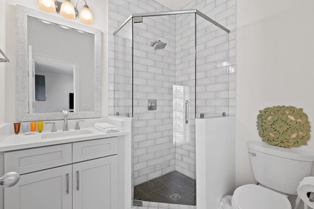 A full-size bathroom is located just off the 2nd floor living room!