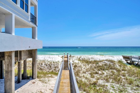 Private beach access, shared with only 4 homes!