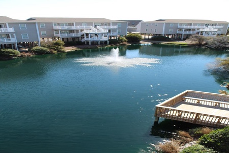 View of Fountain From Balcony