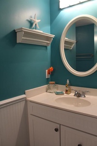 Master Bath has Two Sinks-Vanities