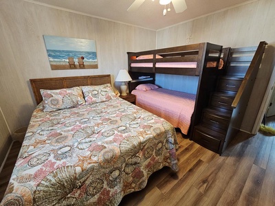 Bedroom 2 - Queen and Twin Bunk Bed