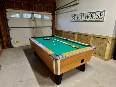 pool table ground level