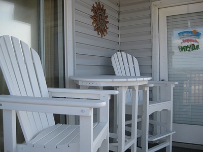 Private Deck Off Bedroom 2 and Living Room