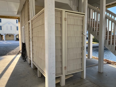 outside shower