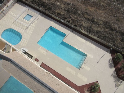 View of Pools From 1105 Deck