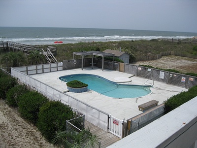 View of Pool From Deck