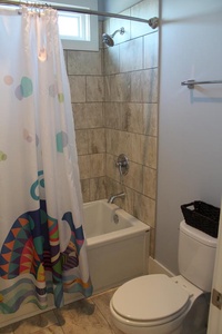 Jack n Jill Bath - Shared By Bedrooms 2&3 Tub/Shower Combo