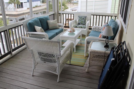 Screened Porch - Canal Side