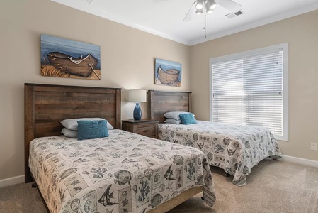 bedroom 4 - two full size beds