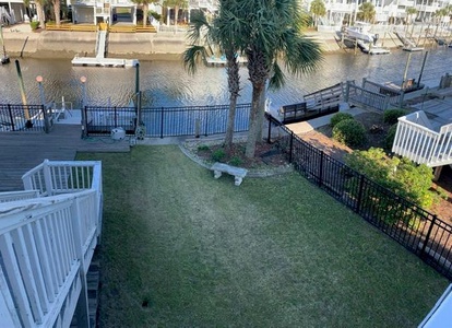 Canal Side Yard