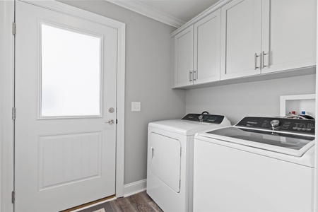 Washer and Dryer first level