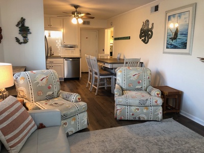 Living Room to Kitchen Dining Area