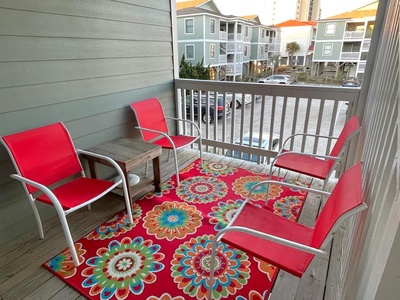 Deck Entrance to Condo