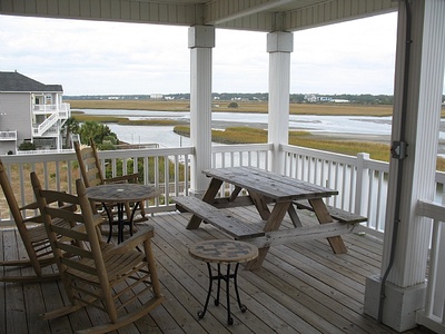 view from deck