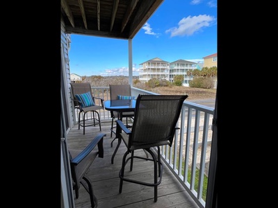 Deck Off the Living Area and Master Bedroom