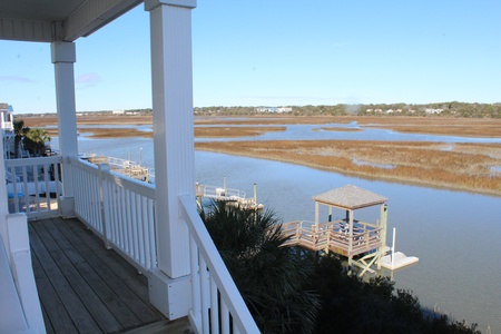 view from deck