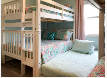 Bedroom 4 - Double Bunk with Twin Trundle