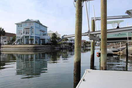 View From Private Floating Dock