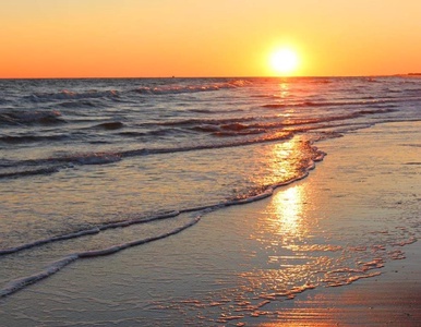 Ocean Isle Beach at Sunset