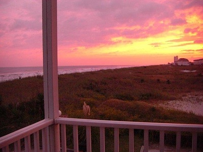 Sunset View From Deck