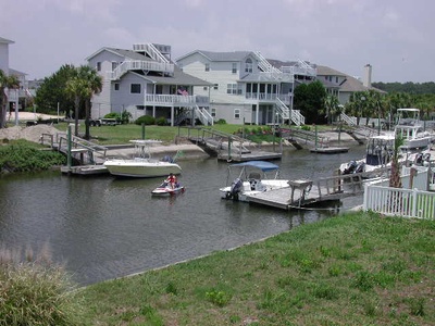 View From Canal Side Deck