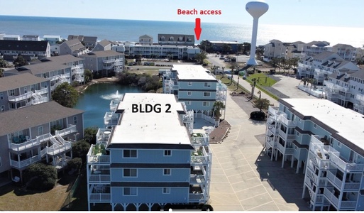 building 2 - easy beach access