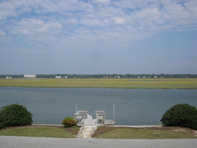 View of Private Dock High Tide