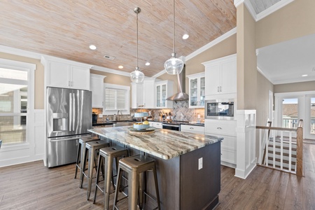 upstairs kitchen