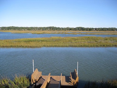 View From Deck - Private Dock