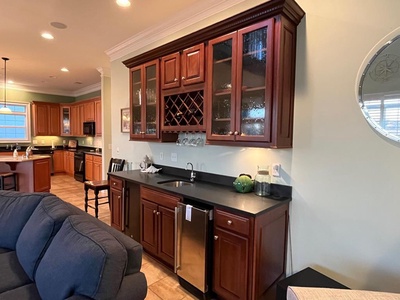 Wet Bar - Ice Maker and Wine Fridge